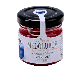 Мед-суфле с черникой, 40 мл