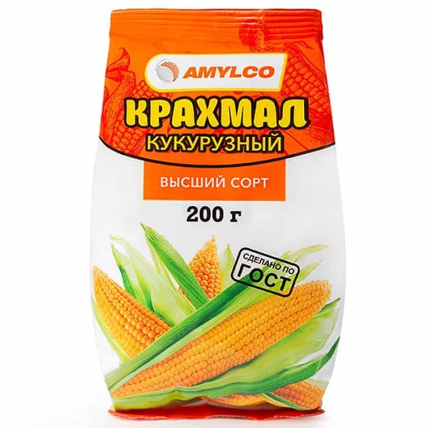 Крахмал кукурузный Amylco, 200 гр