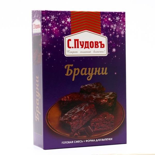 Смесь для выпечки "Брауни" С.Пудовъ, 350 гр