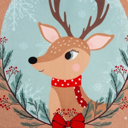 Набор подарочный Этель Deer: кухонное полотенце, прихватка, силиконовая форма